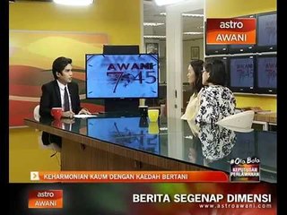 Keharmonian kaum dengan kaedah bertani