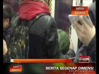 Video lelaki tembikai jadi viral di Beijing