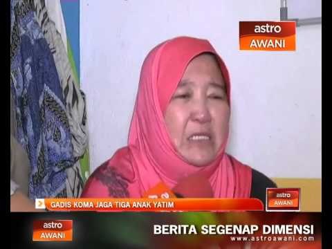 Gadis koma jaga tiga anak yatim