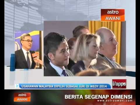 Usahawan Malaysia dipilih sebagai juri di Weoy 2014