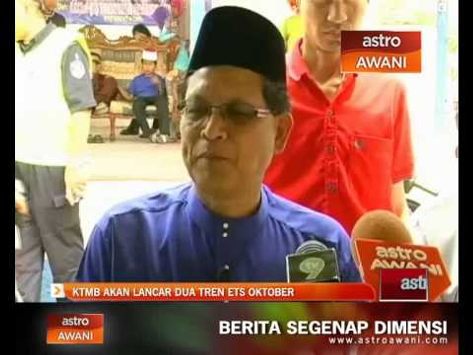 KTMB akan lancar dua tren ETS mulai Oktober