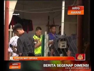 Pencuri mati dipukul