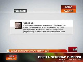 Gunung Kinabalu adalah tempat suci