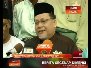 Descargar video: Kerajaan PAS hargai usaha kerajaan pusat