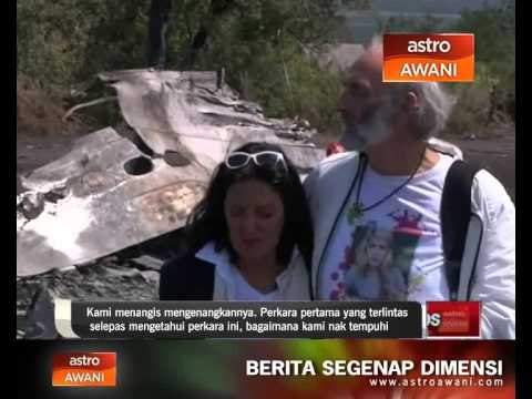 Ibu bapa mangsa lawat tapak nahas MH17