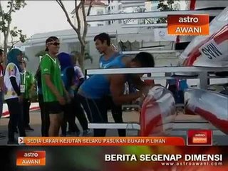 Skuad kanu sedia lakar kejutan selaku pasukan bukan pilihan