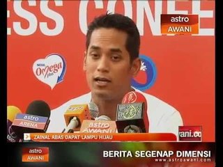 Zainal Abas dapat lampu hijau