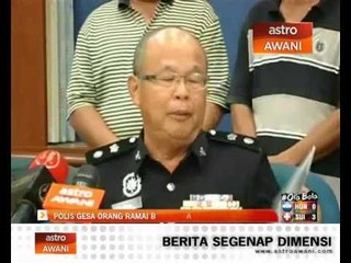 Polis gesa orang ramai bantu kesan remaja hilang
