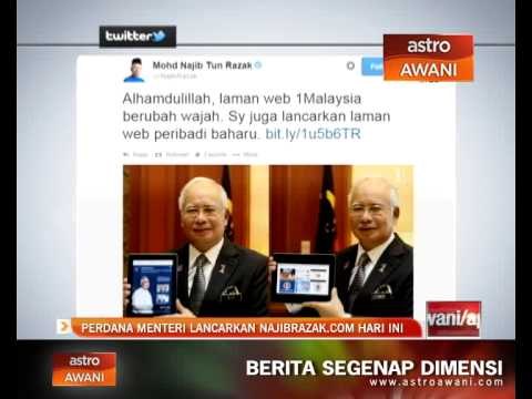 Perdana Menteri lancarkan NajibRazak.com hari ini