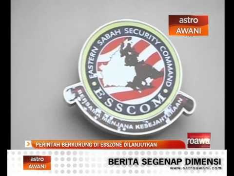Perintah berkurung di ESSZONE dilanjutkan