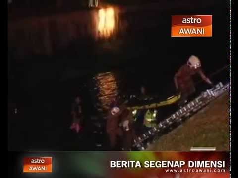 Anak maut, ibu parah kereta terjatuh dalam longkang