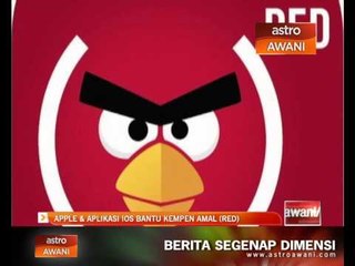 Apple & aplikasi iOS bantu kempen amal (RED)