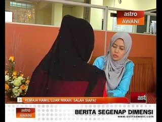 Remaja hamil luar nikah: Salah siapa?
