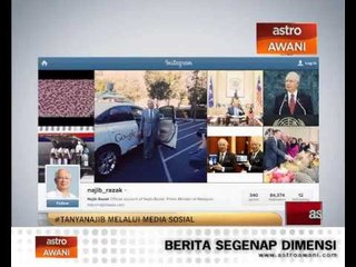 #TanyaNajib melalui media sosial