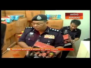 Bekalan mercun & bunga api sedia diagih