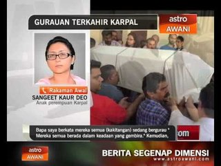Gurauan terakhir Karpal Singh