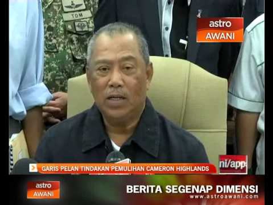 Garis pelan tindakan pemulihan Cameron Highlands