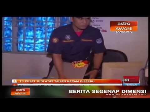 15 pusat judi atas talian haram diserbu