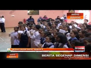 Peningkatan pencapaian UPSR 2015, 38,344 calon dapat semua A