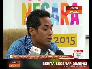 Video herunterladen: Ahli Parlimen perlu jadi contoh amal gaya hidup sihat