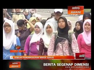 Jumlah pengangguran makin serius
