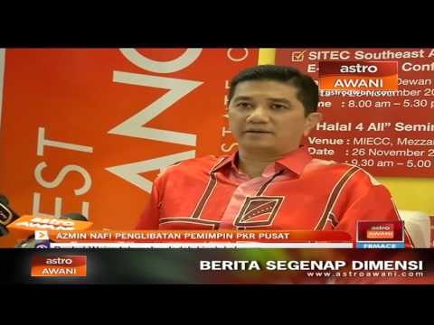 Azmin nafi penglibatan pemimpin PKR pusat