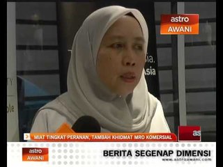 MIAT tingkat peranan, tambah khidmat MRO komersial