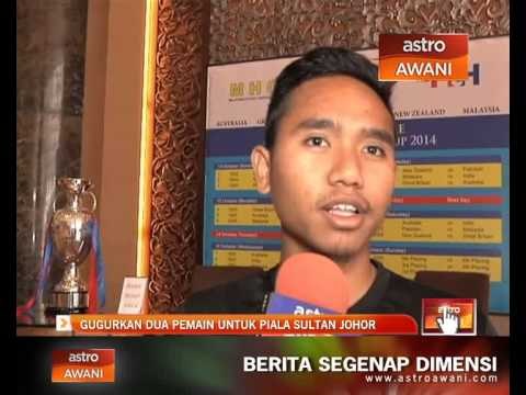 Gugurkan dua pemain untuk Piala Sultan Johor