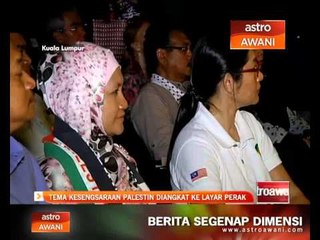 Tema kesengsaraan Palestin diangkat ke layar perak