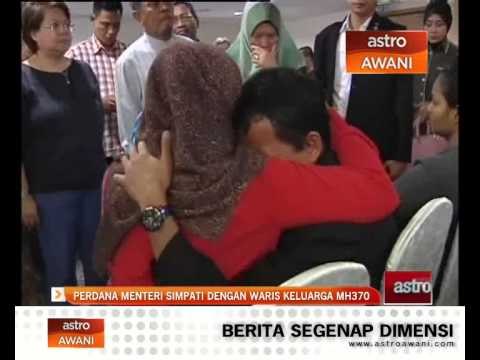Perdana Menteri simpati dengan waris keluarga MH370