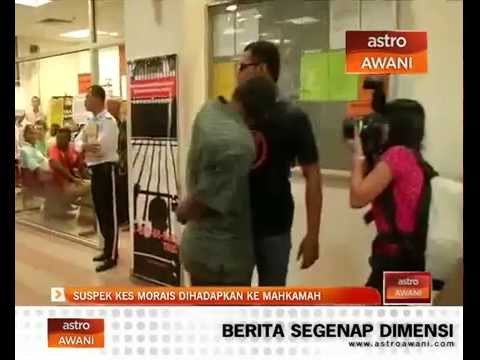 Suspek kes Anthony Kevin Morais dihadapkan ke mahkamah