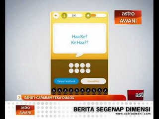 Sahut cabaran Teka Dialog
