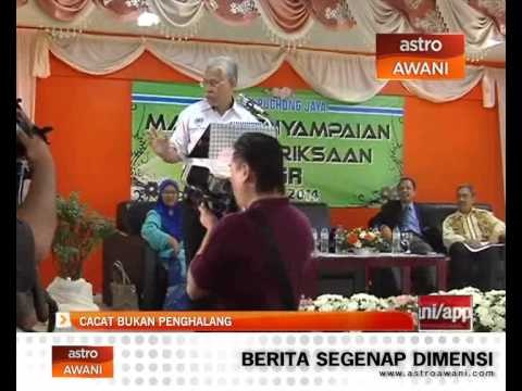 UPSR 2014: OKU bukan penghalang