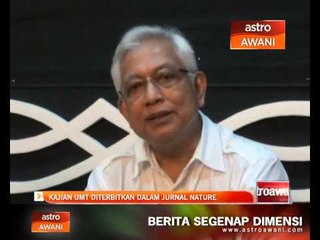 Kajian UMT diterbitkan dalam jurnal Nature