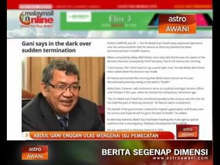 Abdul Gani Patail enggan ulas mengenai isu pemecatan