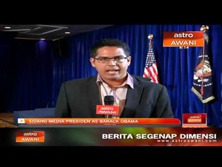 Sidang Media Presiden AS Barack Obama
