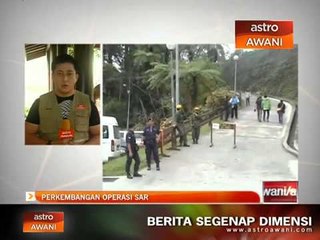 Perkembangan hari ke-5 gempa Sabah (9 Jun, 12:00 tengahari)