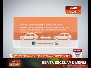 Langkah keselamatan pemandu selamat semasa jerebu