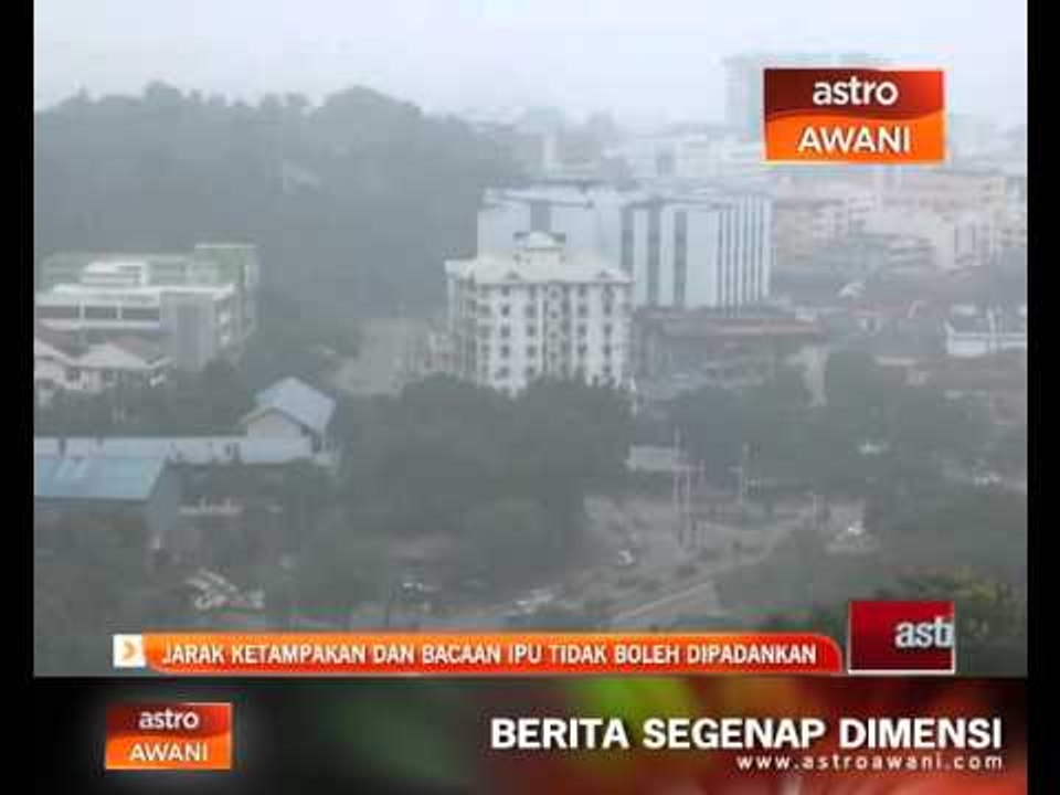Jarak ketampakan dan bacaan IPU tidak boleh dipadankan