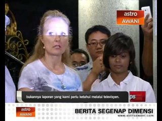 MH370: Ahli keluarga mohon ketelusan