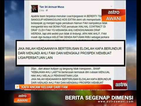 Persatuan Bola Sepak Kelantan (KAFA) ancam keluar dari FAM