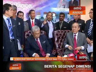 Kemasukan Sekolah Berasrama Penuh bagi PT3 perlu dikaji