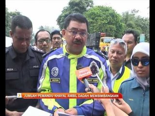 Jumlah pemandu khayal ambil dadah membimbangkan