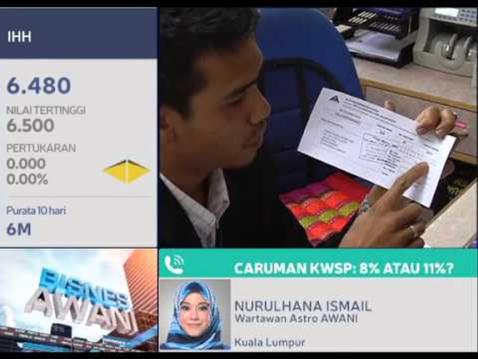 Caruman KWSP: 8% atau 11%
