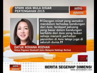 Spark Asia mula disiar pertengahan 2015