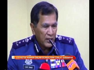 116 ketul kokain dalam bungkusan coklat dirampas