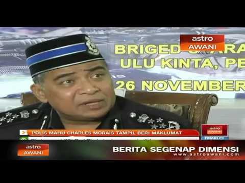 Polis mahu Charles Morais tampil beri maklumat