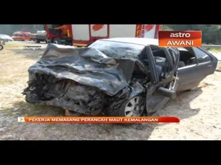 Pekerja memasang perancah maut kemalangan
