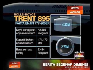 Pesawat MH370 alami masalah kegagalan kuasa