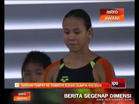 Pandalela Rinong sahkan tempat ke Temasya Sukan Olimpik Rio 2016
